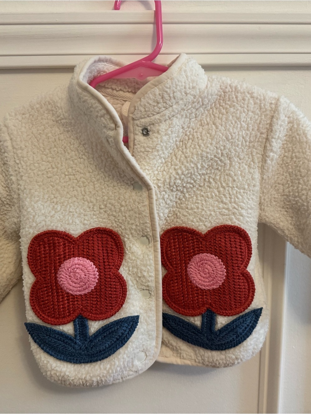 12-18m Old Navy Sherpa lined jacket
